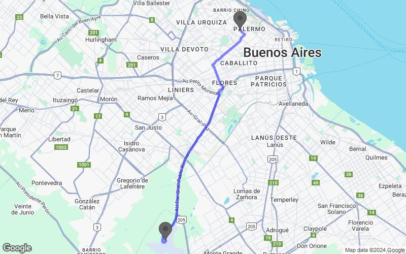 Image of route map